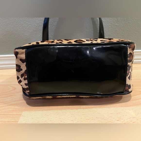 Alfani Leopard Calf Hair Shoulder Bag - Picture 2 of 16